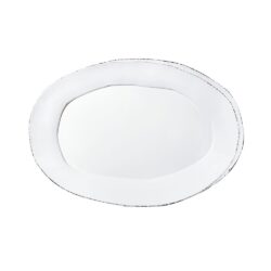Vietri Lastra White Oval Platter