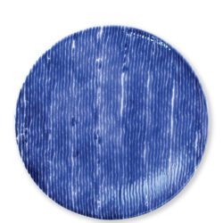 Vietri Santorini Dinner Plate, Stripe
