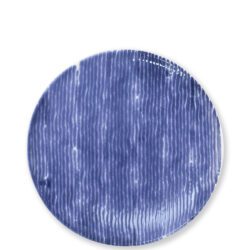 Vietri Santorini Salad Plate, Stripe