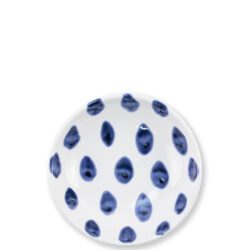 Vietri Santorini Condiment Bowl, Dot