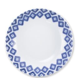 Vietri Santorini Medium Serve Bowl, Diamond