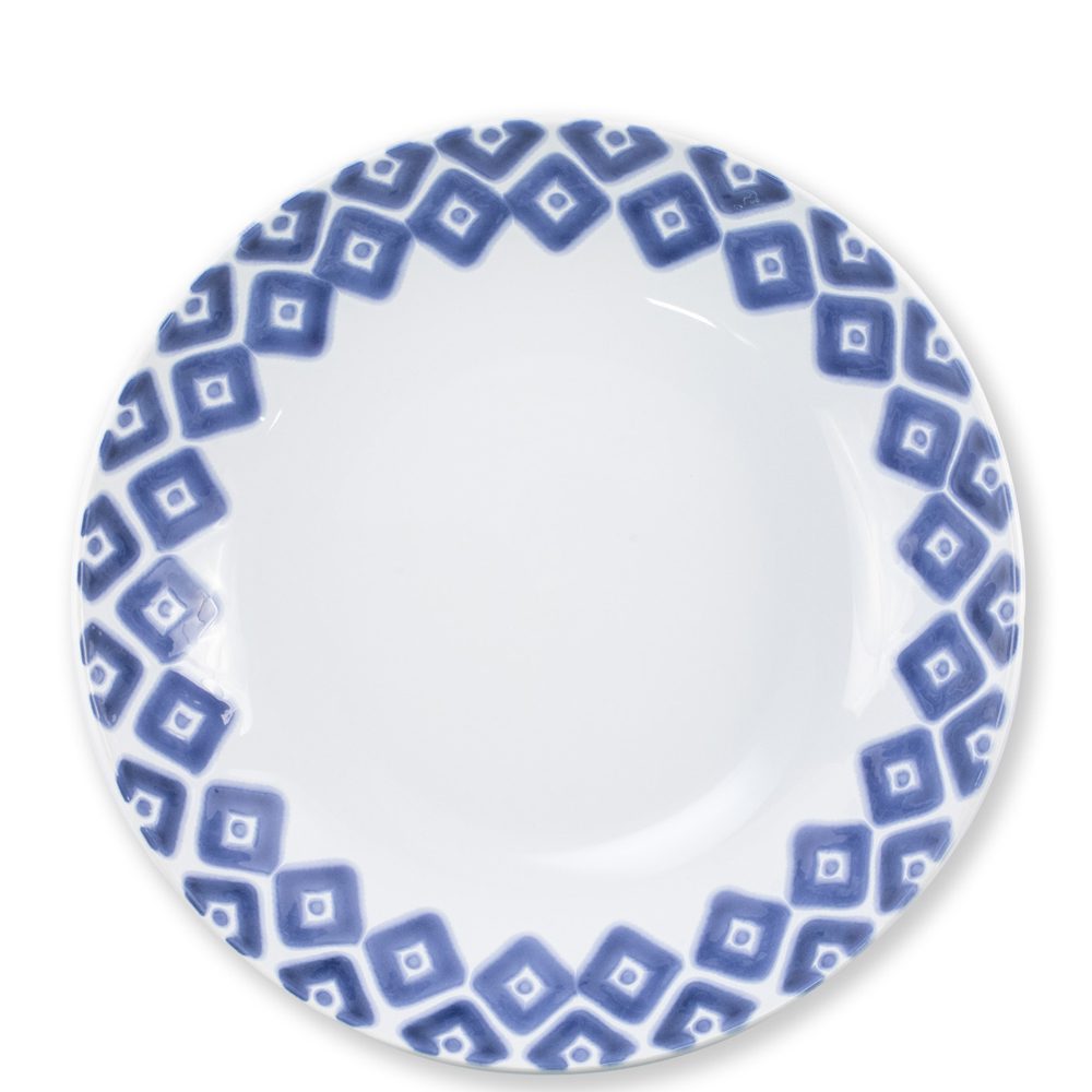 Vietri Santorini Medium Serve Bowl, Diamond