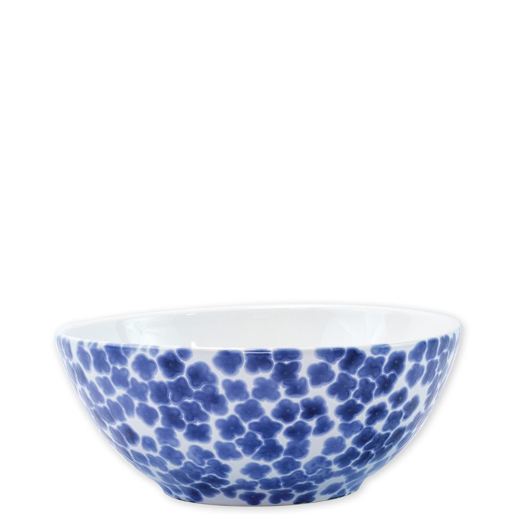 Vietri Santorini Small Serve Bowl, Flower