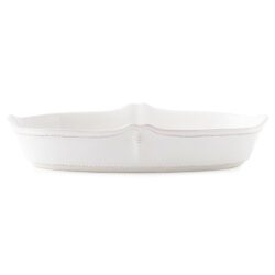 Berry & Thread Whitewash 12″ Oblong Serving Dish