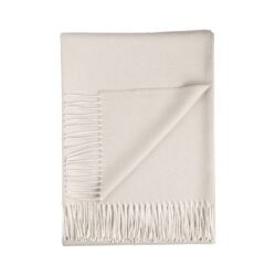 Baby Alpaca Throw, Porcelain