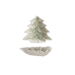 Hand Painted Tree Plate, Large